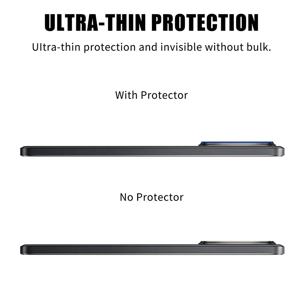 For Realme GT 7T 5G / Realme GT 7 5G Full Cover Camera Lens Protector High Definition Anti Fingerprint AR Tempered Glass Lens Film - Transparent - 3