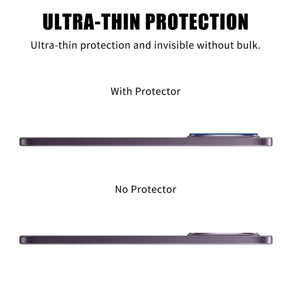 For Oppo F29 5G Full Cover Camera Lens Protector High Definition Anti Fingerprint AR Tempered Glass Lens Film - Transparent - 3