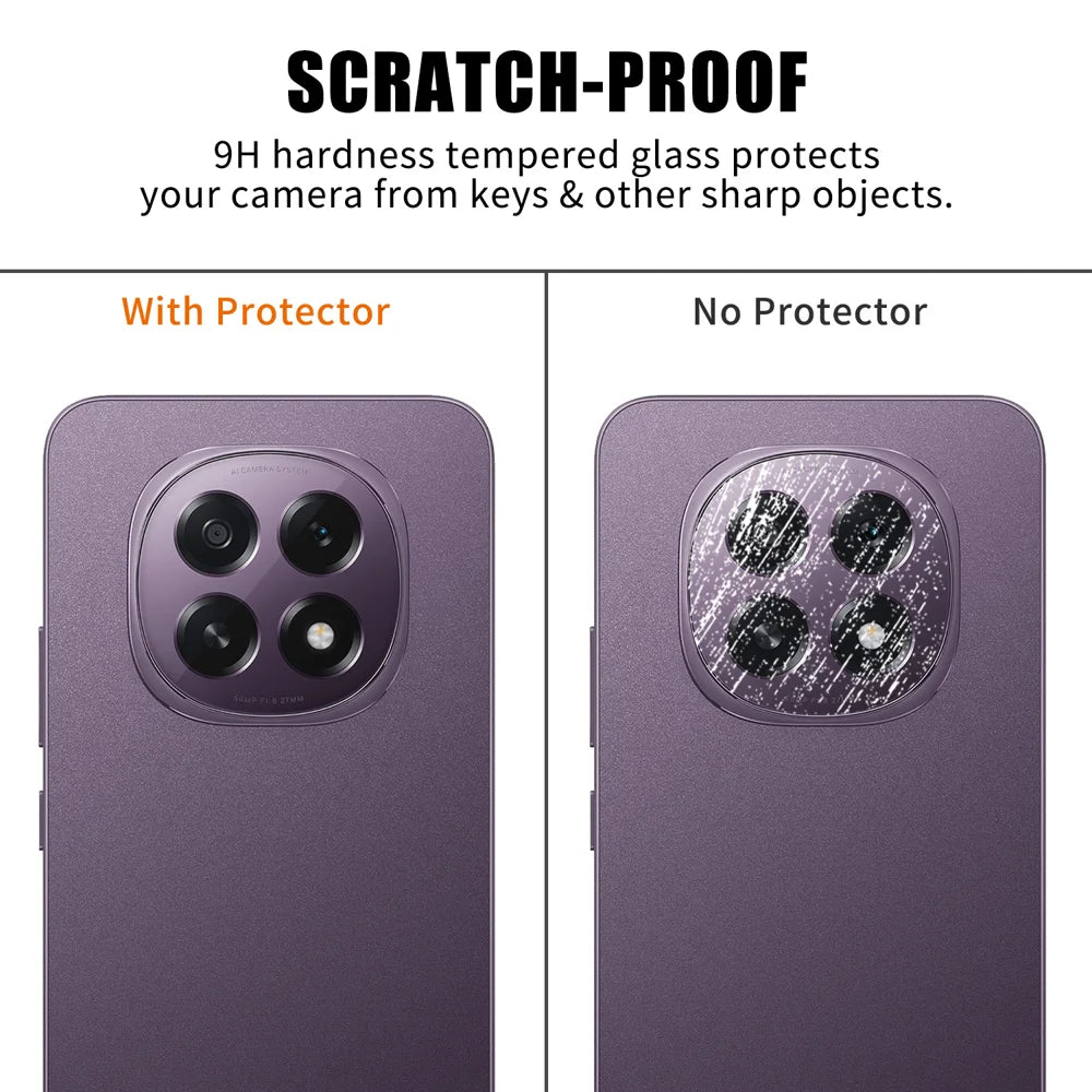 For Oppo F29 5G Full Cover Camera Lens Protector High Definition Anti Fingerprint AR Tempered Glass Lens Film - Transparent - 4