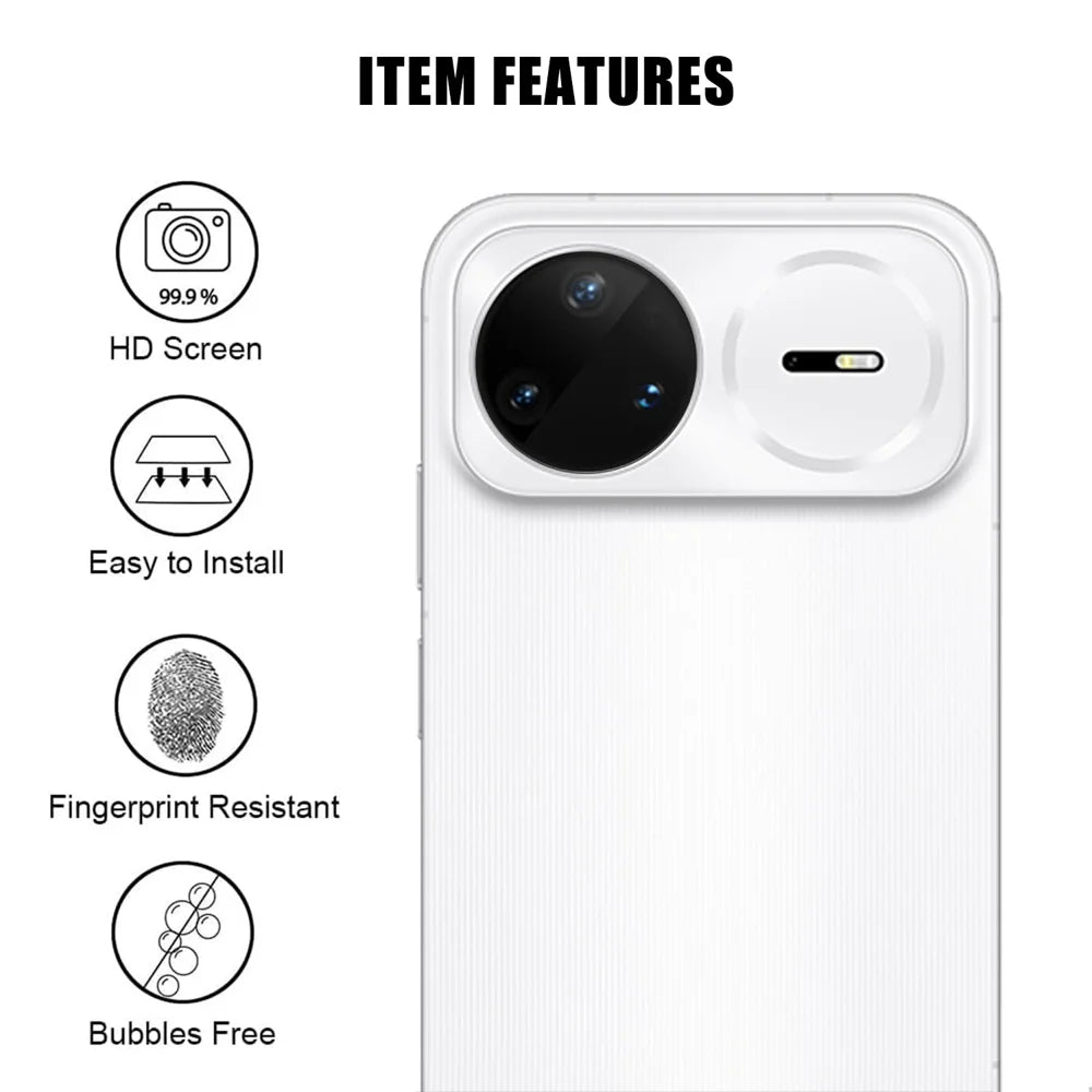 For Huawei nova 15 Pro 5G Full Cover Camera Lens Protector High Definition Anti Fingerprint AR Tempered Glass Lens Film - Transparent - 2