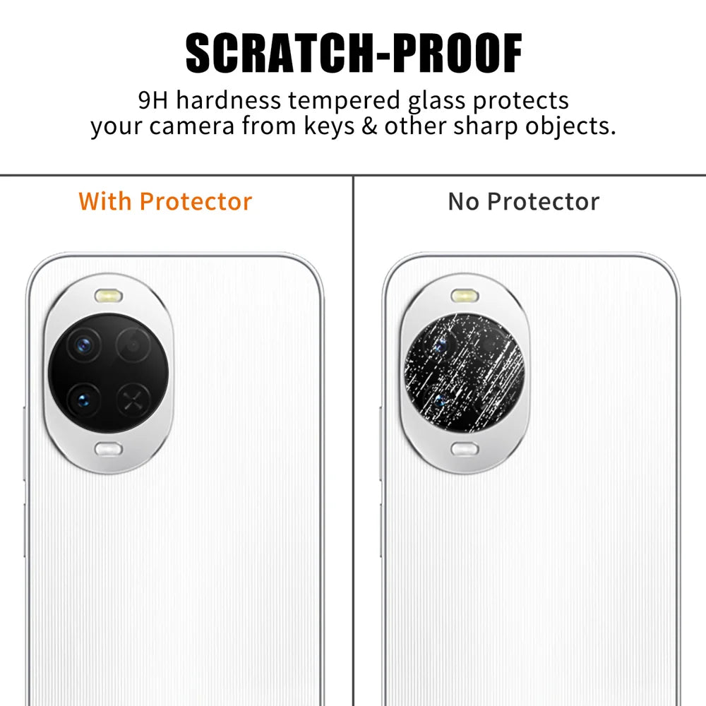 For Huawei nova 15 5G Full Cover Camera Lens Protector High Definition Anti Fingerprint AR Tempered Glass Lens Film - Transparent - 4