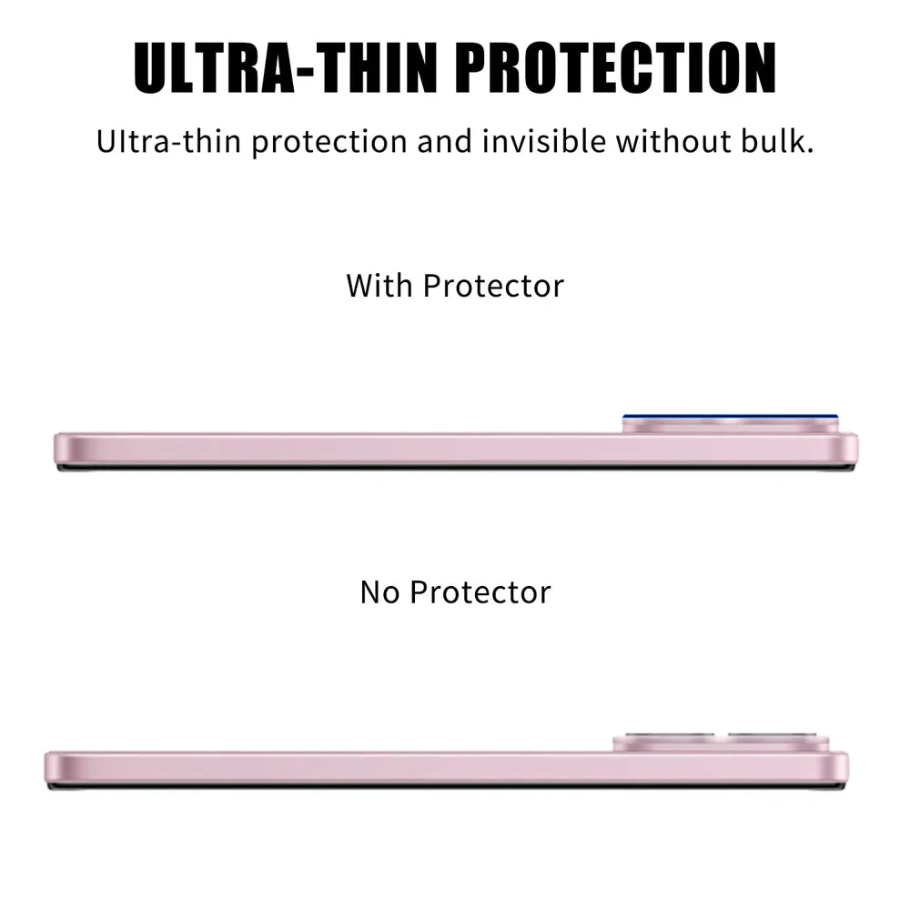 For vivo V60 Lite 4G / vivo V60 Lite 5G Full Cover Camera Lens Protector High Definition Anti Fingerprint AR Tempered Glass Lens Film - Transparent - 3