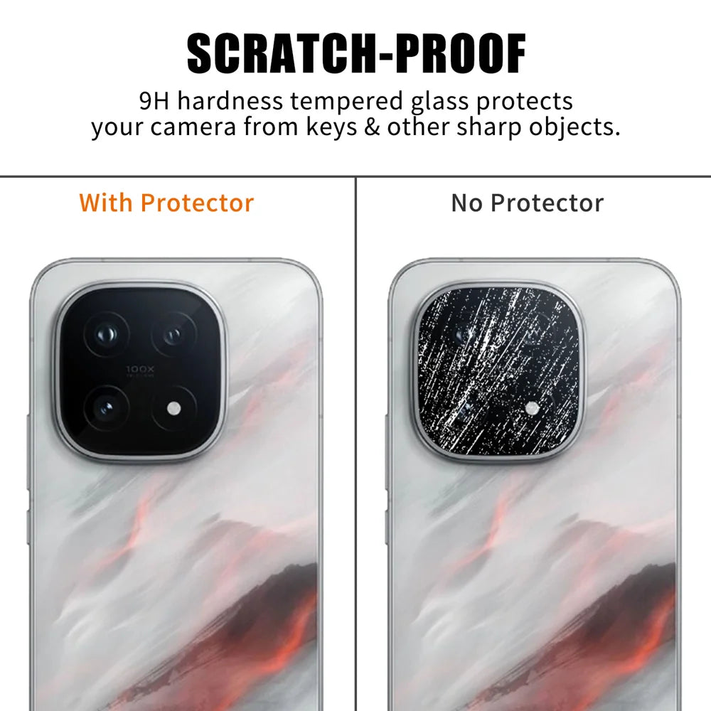 For vivo iQOO 15 5G Full Cover Camera Lens Protector High Definition Anti Fingerprint AR Tempered Glass Lens Film - Transparent - 4