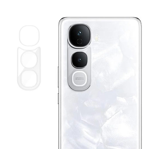 For vivo Y400 5G Full Cover Camera Lens Protector High Definition Anti Fingerprint AR Tempered Glass Lens Film - Transparent - 1