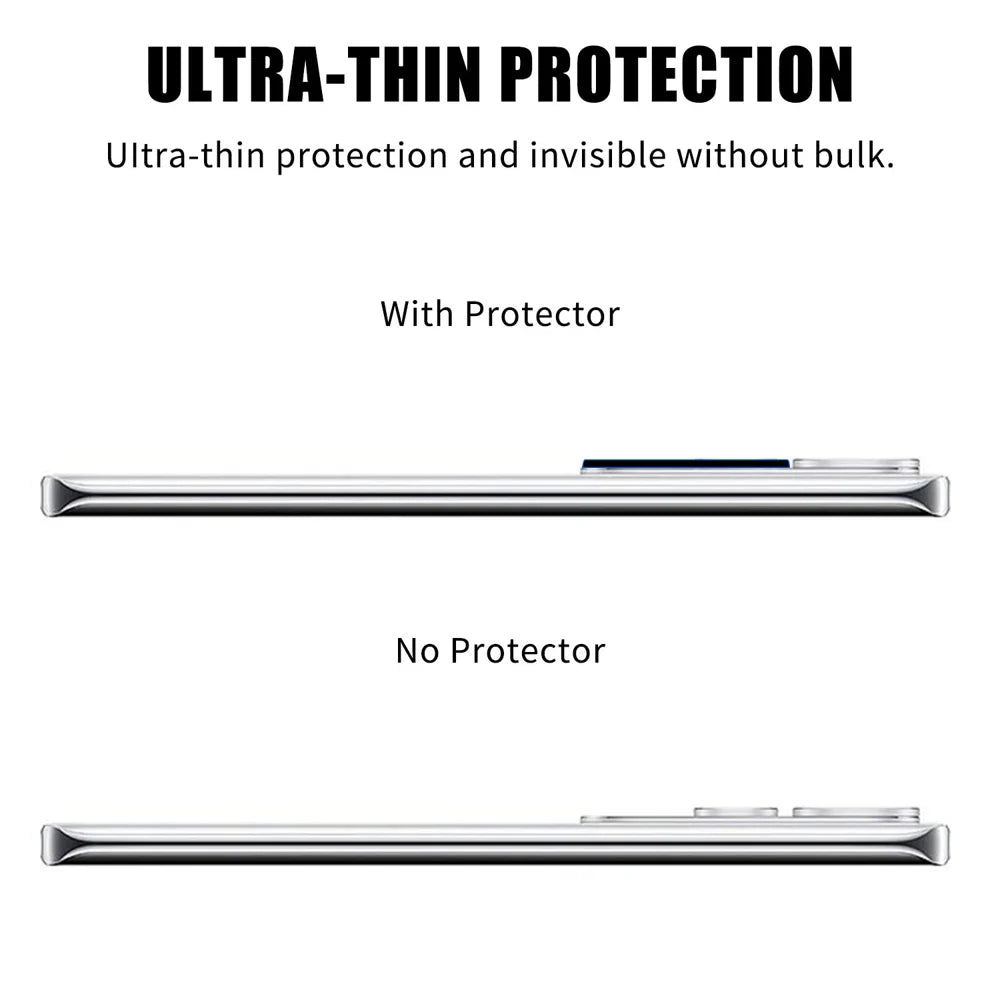 For vivo Y400 5G Full Cover Camera Lens Protector High Definition Anti Fingerprint AR Tempered Glass Lens Film - Transparent - 3