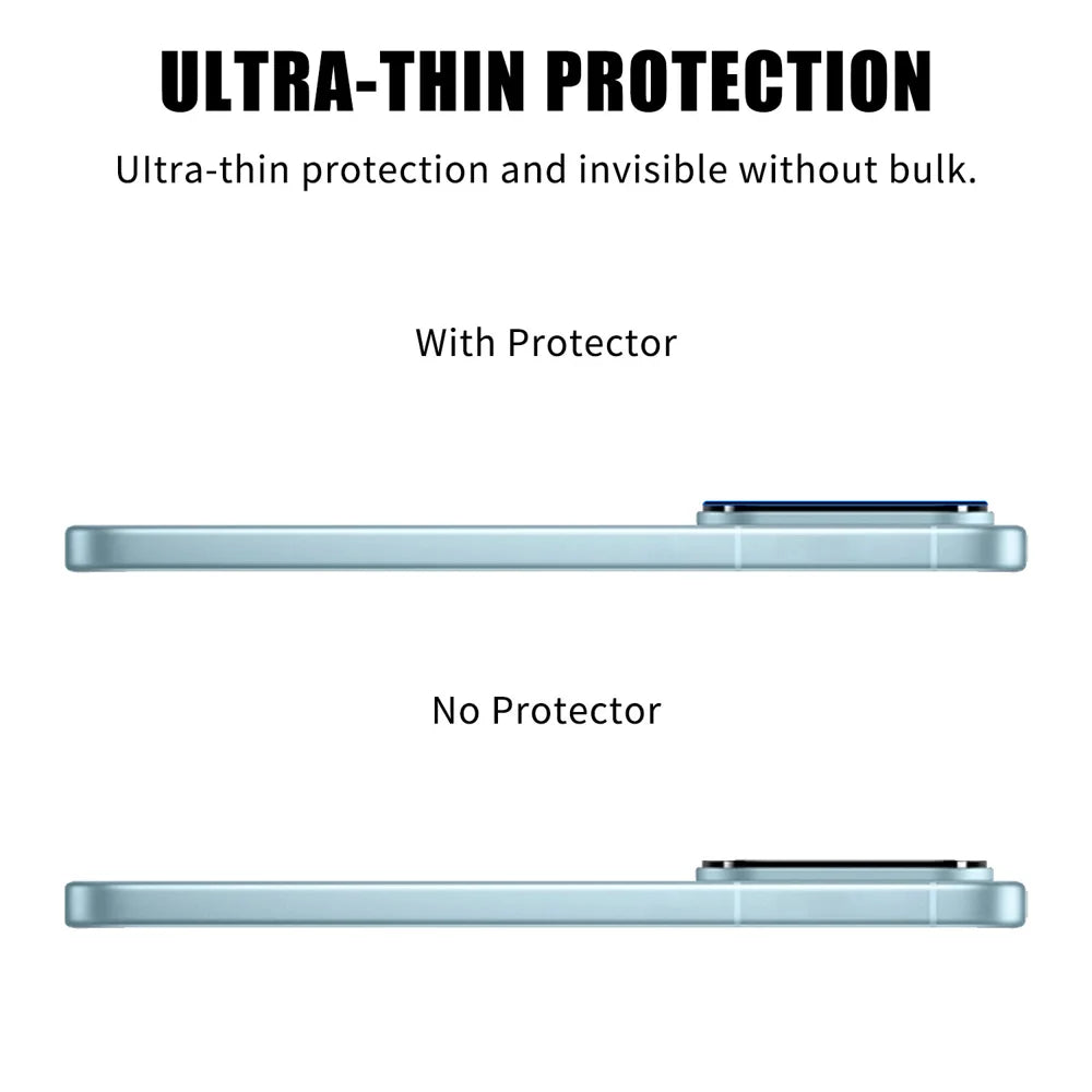 For vivo S30 Pro mini 5G Full Cover Camera Lens Protector High Definition Anti Fingerprint AR Tempered Glass Lens Film - Transparent - 3