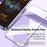 For Samsung Galaxy A05 4G Tempered Glass Diamond Silk Printing Full Screen HD Anti-Static Screen Protector - Transparent - 6