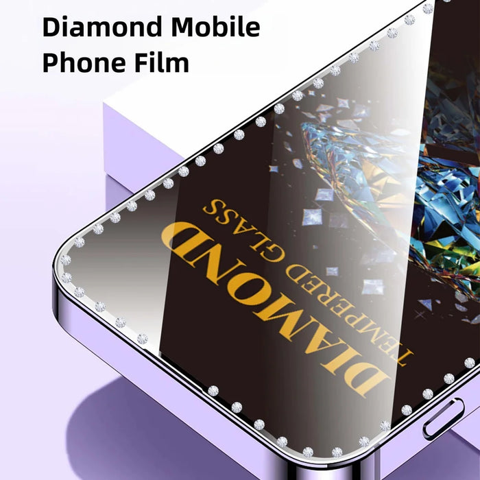 For Samsung Galaxy A57 5G 10Pcs Tempered Glass Diamond Silk Printing Full Screen HD Anti-Static Screen Protector - Transparent - 5