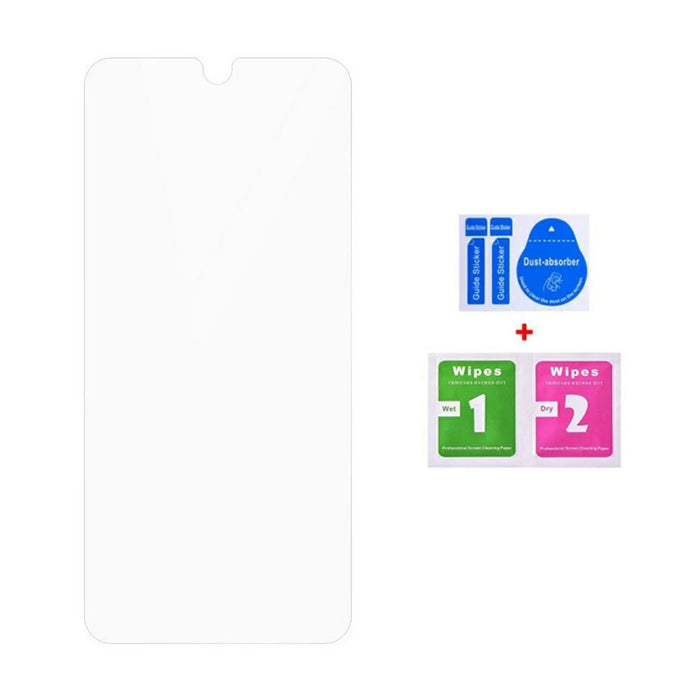 100Pcs For Samsung Galaxy M17e 5G Screen Protector Full Glue Anti-Scratch Tempered Glass Film (NOT Complete Covering) (No Package, with Wipes Set, Dust-absorber, Guide Sticker) - Transparent - 2