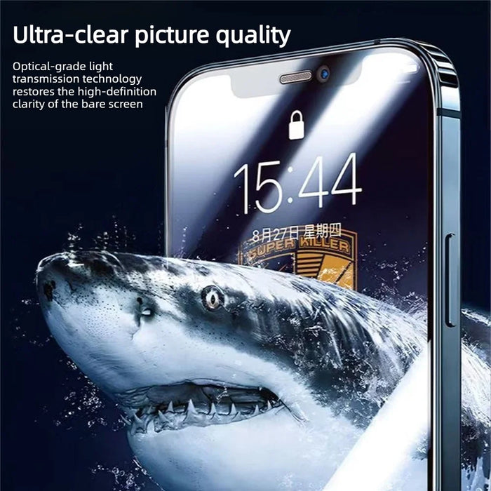 RINBO 10Pcs Tempered Glass for iPhone 18 Pro Max / 17 Pro Max 200CC Silk Printing Anti-static Full Coverage Screen Protector - Transparent - 3