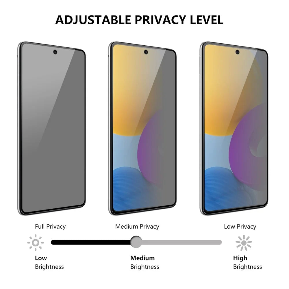ENKAY HAT PRINCE for Samsung Galaxy A53 5G Anti-explosion Full Screen Protector 28 Degree Anti-spy Anti-Scratch Full Glue Tempered Glass Film - 4