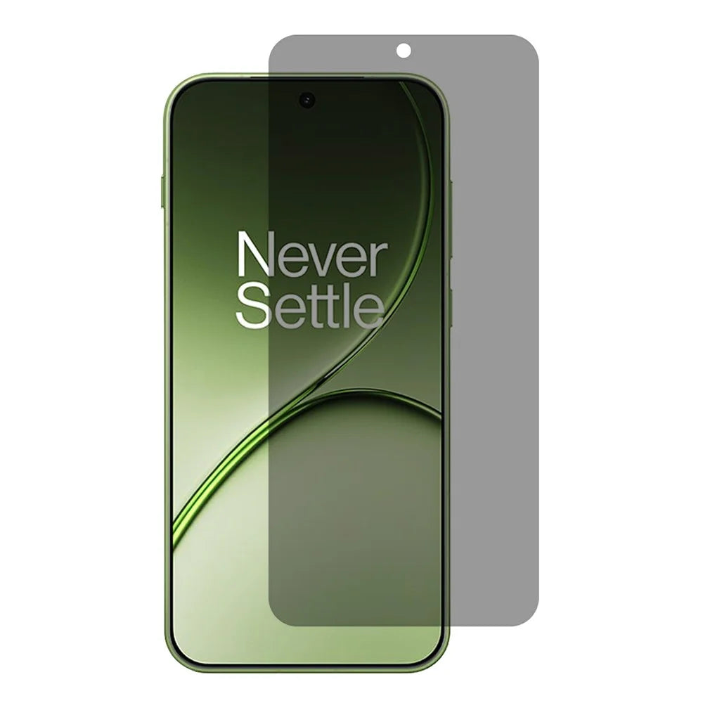 For OnePlus 15T 5G 2.5D Arc Edge Anti Spy Full Screen Protector High Aluminium-silicon Glass Film (Fingerprint Unlock) - 1