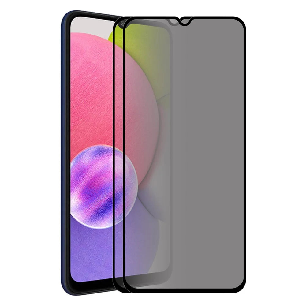 ENKAY HAT PRINCE 2Pcs / Set for Samsung Galaxy A14 5G / A14 4G Full Glue Ultra Clear Full Covering Screen Protector 28 Degree Anti-spy Protective Tempered Glass Film - 1