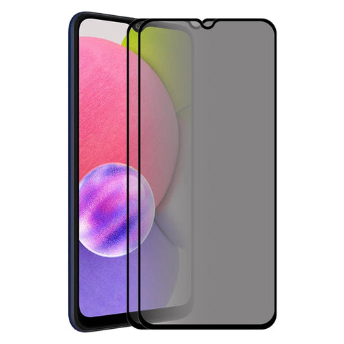 ENKAY HAT PRINCE 2Pcs / Set for Samsung Galaxy A14 5G / A14 4G Full Glue Ultra Clear Full Covering Screen Protector 28 Degree Anti-spy Protective Tempered Glass Film - 1