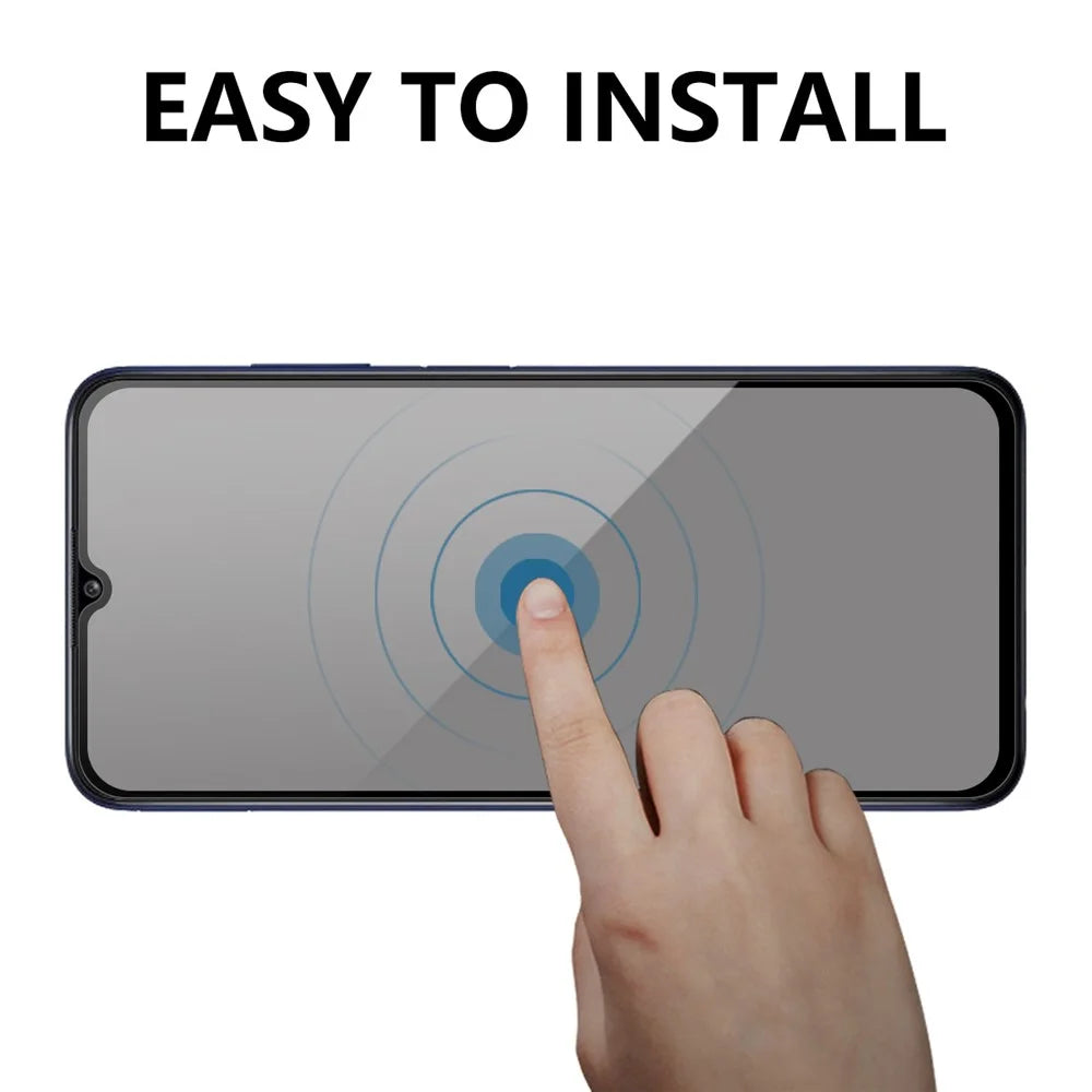 ENKAY HAT PRINCE 2Pcs / Set for Samsung Galaxy A14 5G / A14 4G Full Glue Ultra Clear Full Covering Screen Protector 28 Degree Anti-spy Protective Tempered Glass Film - 7