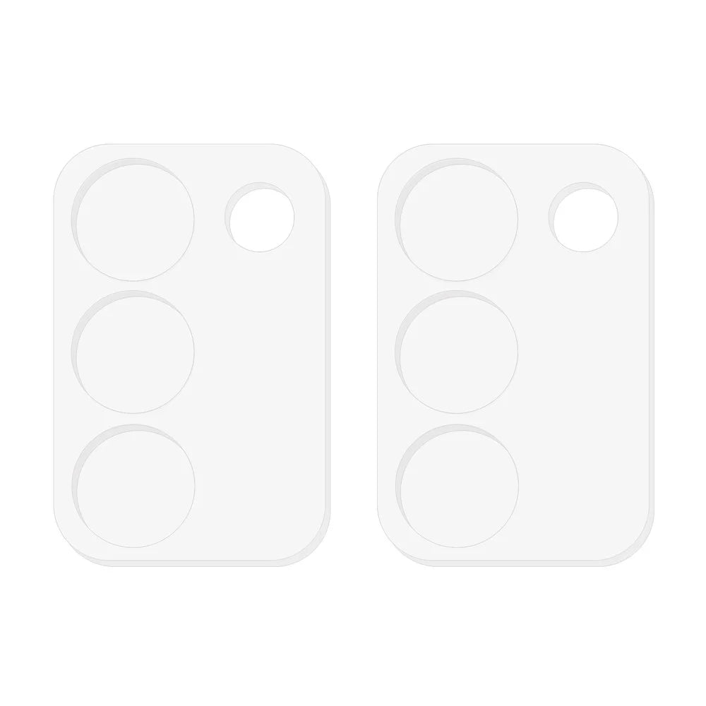 2Pcs For Realme C83 5G / C100 5G Full Coverage Camera Lens Protector 3D Arc Edge Anti-Scratch Tempered Glass Lens Film - Transparent - 2
