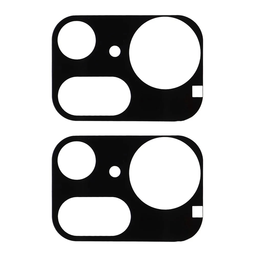 2Pcs For Nothing Phone (4a) Pro Full Coverage Camera Lens Protector Silk Printing Tempered Glass Lens Film 3D Arc Edge - Black - 2