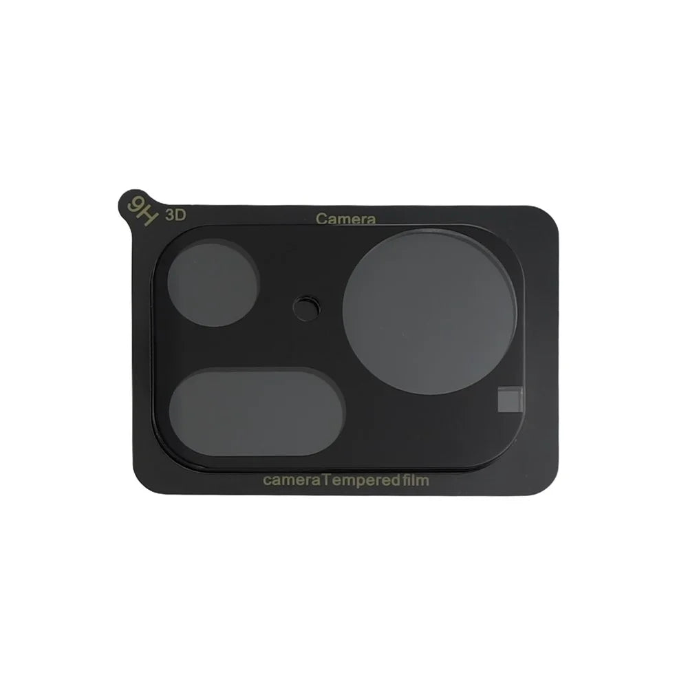 2Pcs For Nothing Phone (4a) Pro Full Coverage Camera Lens Protector Silk Printing Tempered Glass Lens Film 3D Arc Edge - Black - 6