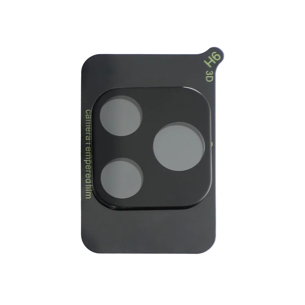 2Pcs For Honor 600 Lite 5G Full Coverage Camera Lens Protector Silk Printing Tempered Glass Lens Film 3D Arc Edge - Black - 6