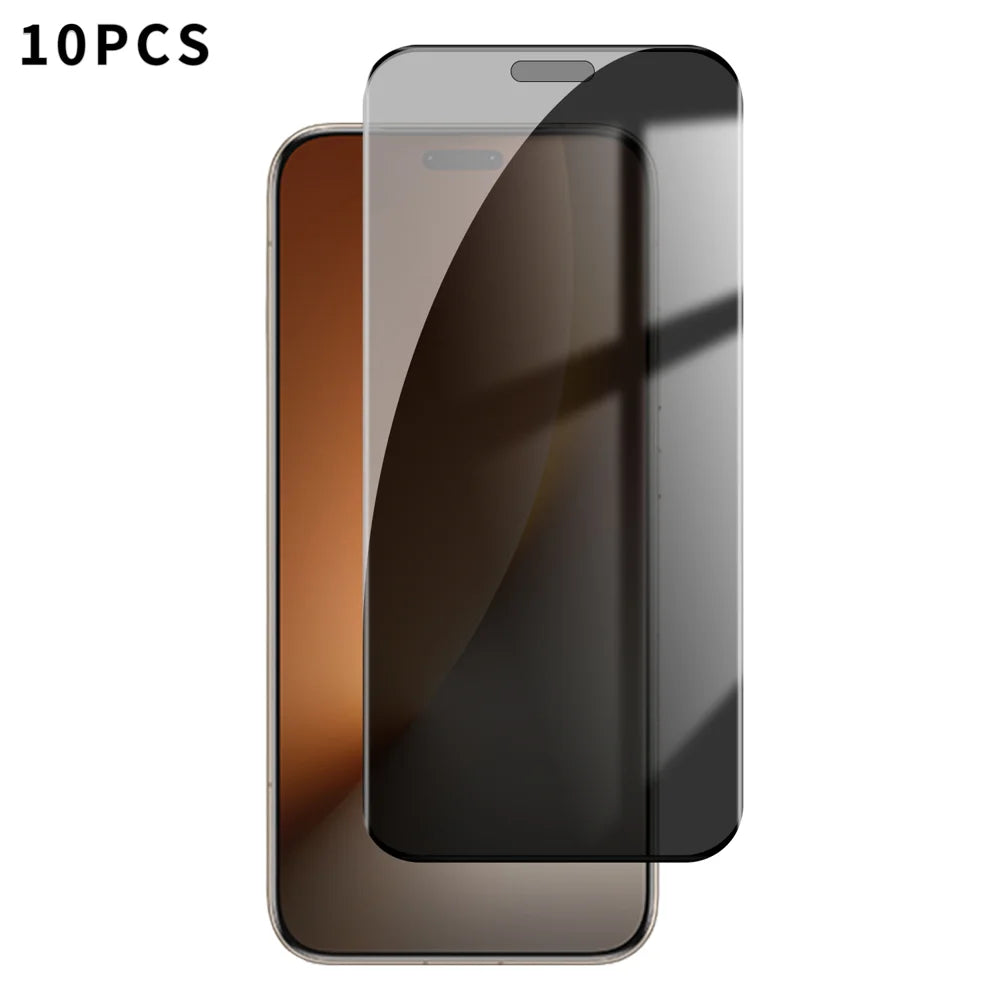 For Honor Magic8 Pro 5G 10PCS Anti Spy Privacy Full Screen Protector Black Edge High Aluminium-silicon Glass Film - As Shown - 1