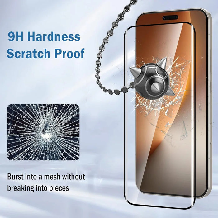 For Honor Magic8 Pro 5G 10PCS HD Full Screen Protector Silk Printing Black Edge High Aluminium-silicon Glass Film - As Shown - 2