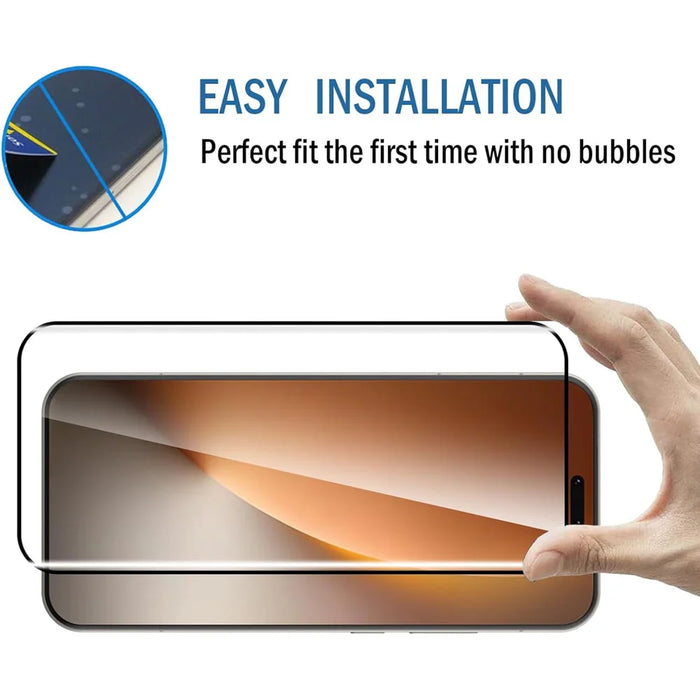For Honor Magic8 Pro 5G 10PCS HD Full Screen Protector Silk Printing Black Edge High Aluminium-silicon Glass Film - As Shown - 6