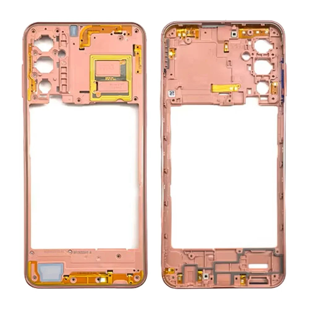 For Samsung Galaxy M23 5G SM-M236 Middle Plate Frame Mobile Phone Replacement Part (Without Logo) - Orange - 1