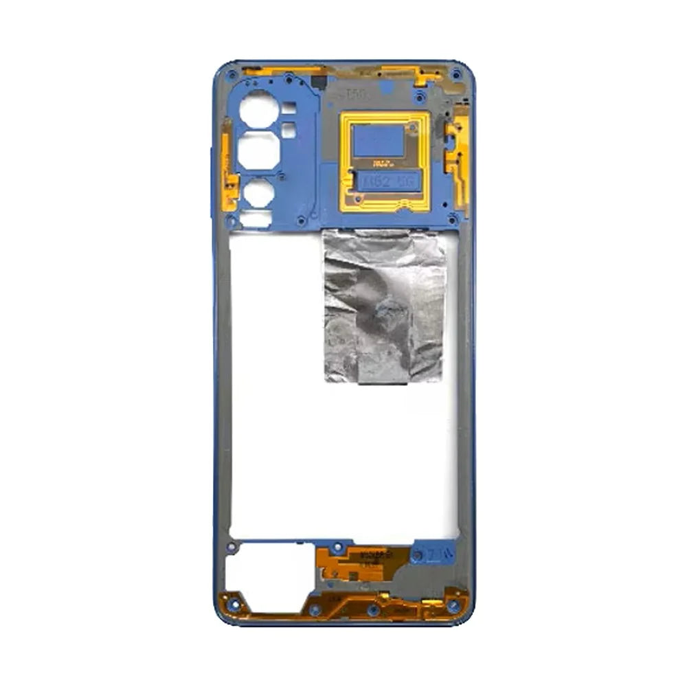 For Samsung Galaxy M52 5G Middle Plate Frame Mobile Phone Replacement Part (Without Logo) - Blue - 2