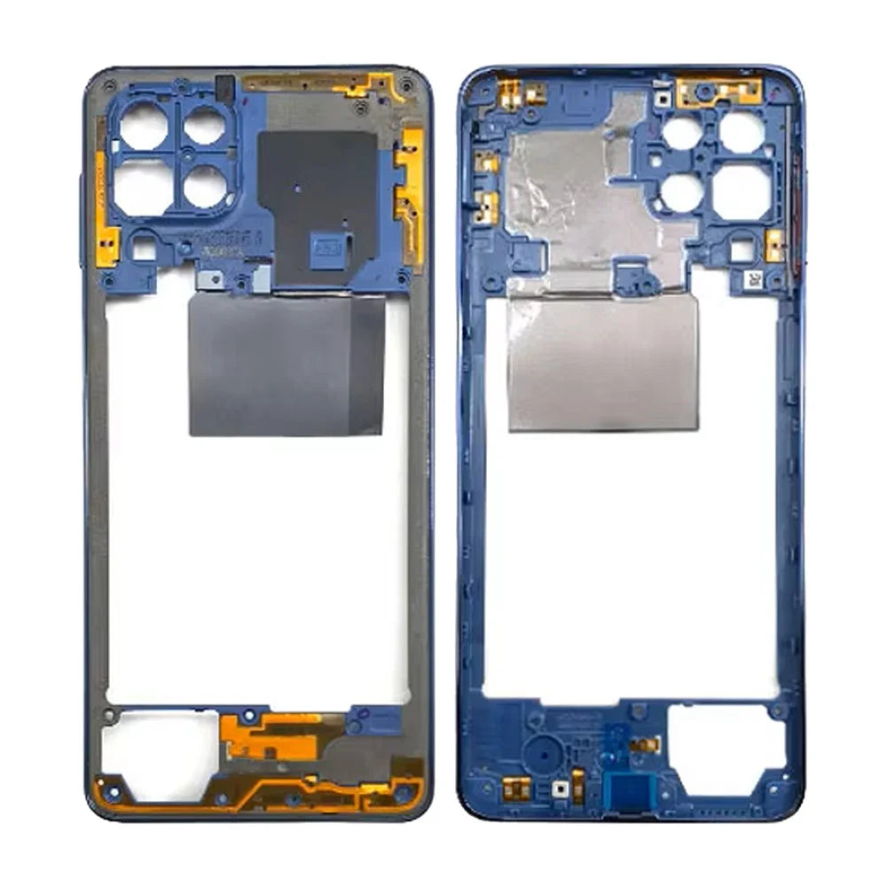 For Samsung Galaxy M53 5G Middle Plate Frame Mobile Phone Replacement Part (Without Logo) - Blue - 1