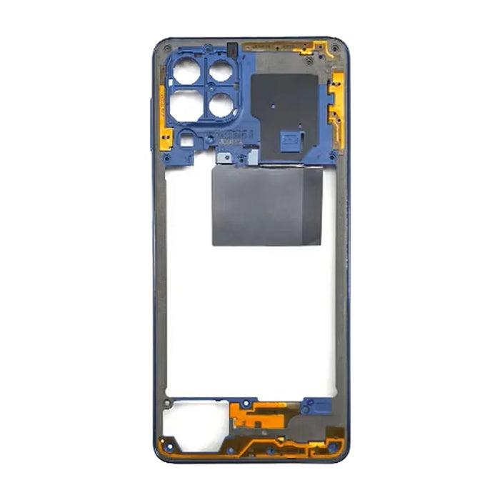 For Samsung Galaxy M53 5G Middle Plate Frame Mobile Phone Replacement Part (Without Logo) - Blue - 2
