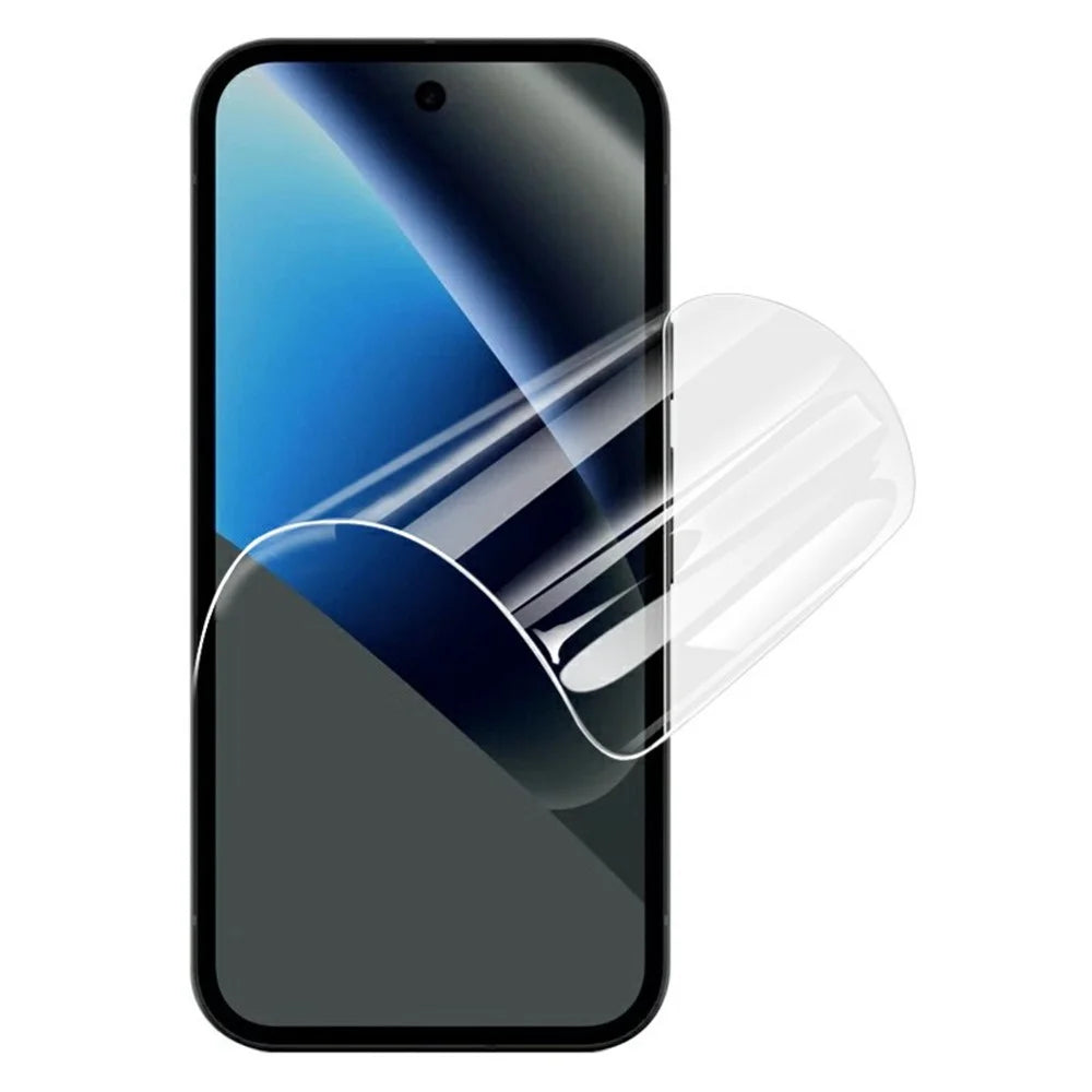 IMAK Hydrogel Film 4th For Google Pixel 10a Full Screen Protector Ultra Clear Full Glue Soft TPU Film (Fingerprint Unlock) - Transparent - 2