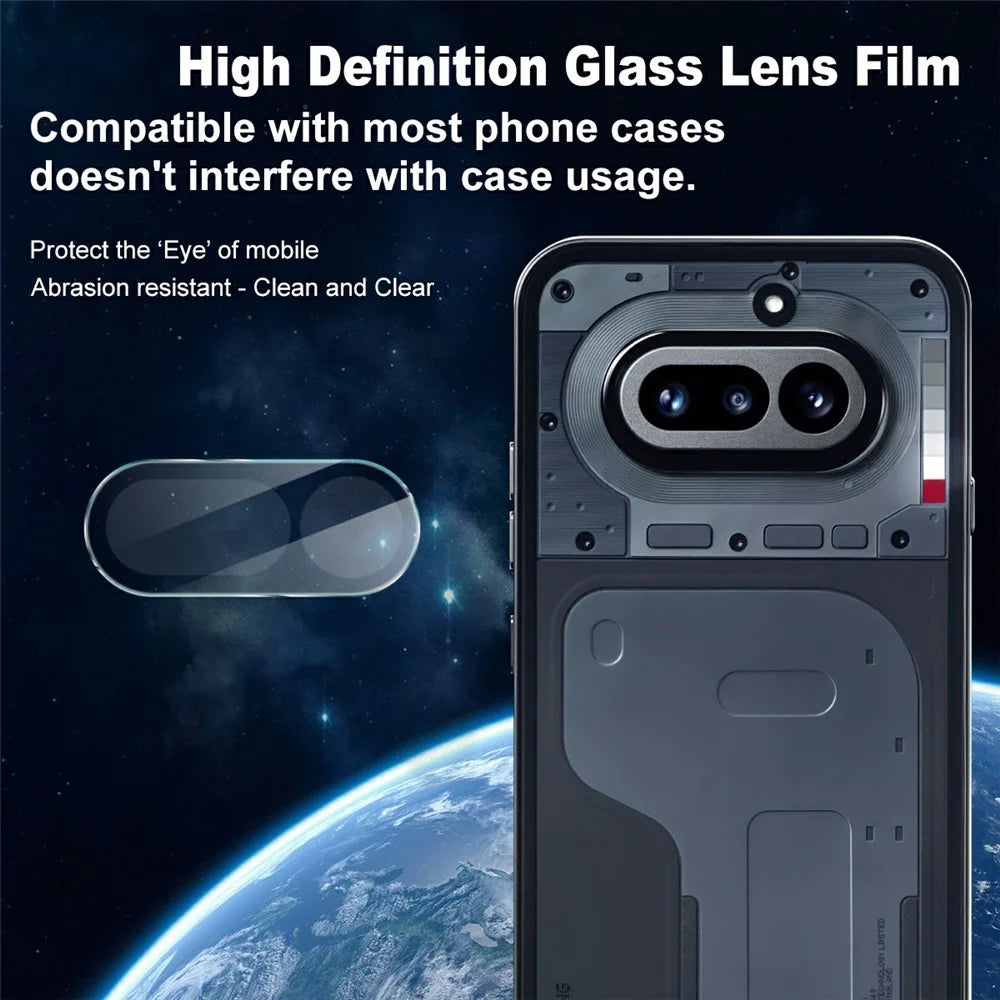 IMAK For Nothing Phone (4a) Camera Lens Protector Slim Tempered Glass Full Coverage Lens Film - Transparent - 2
