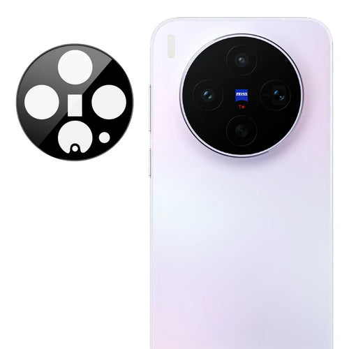 IMAK For vivo X300s 5G Camera Lens Protector Tempered Glass HD Clear Full Cover Lens Film - Black - 1