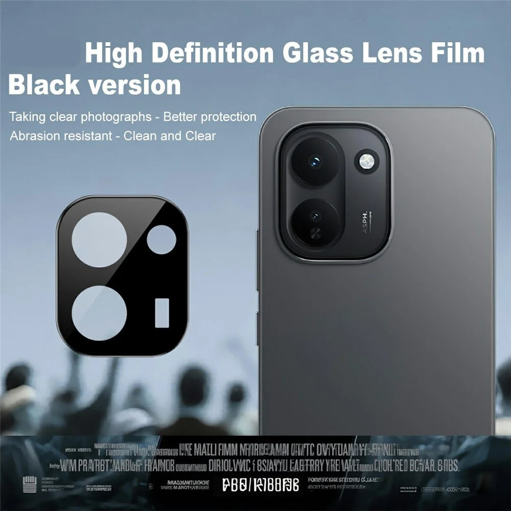 IMAK For vivo iQOO Z11 5G Camera Lens Protector Tempered Glass HD Clear Full Cover Lens Film - Black - 2