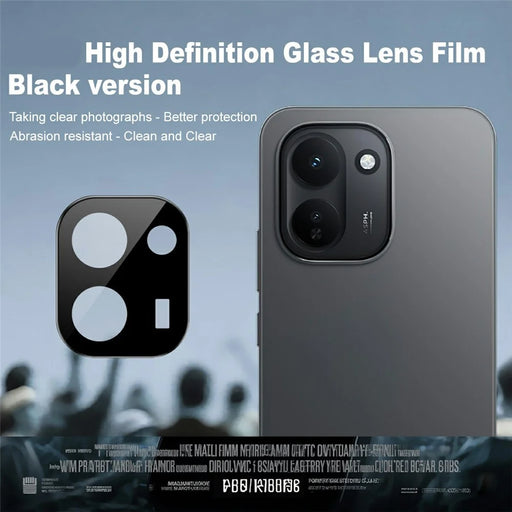 IMAK For vivo iQOO Z11 5G Camera Lens Protector Tempered Glass HD Clear Full Cover Lens Film - Black - 2