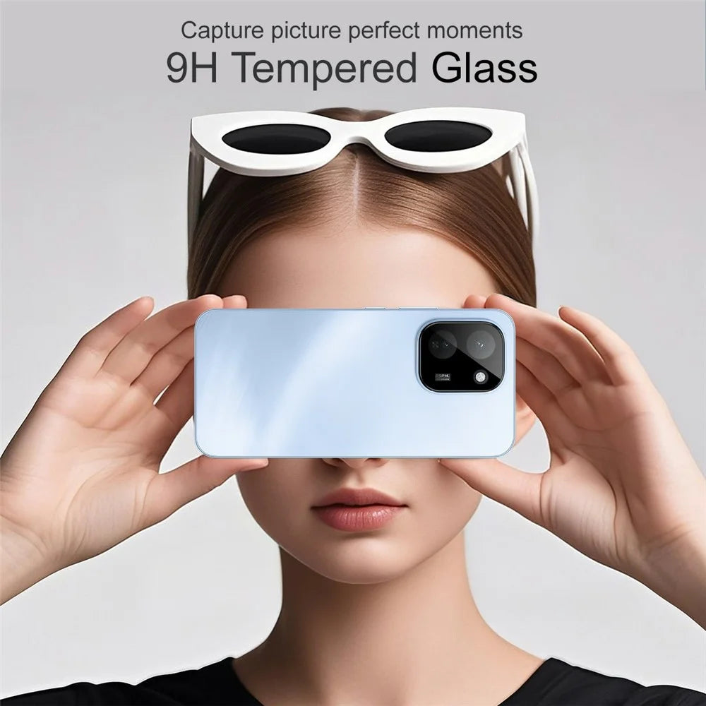 IMAK For vivo iQOO Z11 5G Camera Lens Protector Tempered Glass HD Clear Full Cover Lens Film - Black - 3