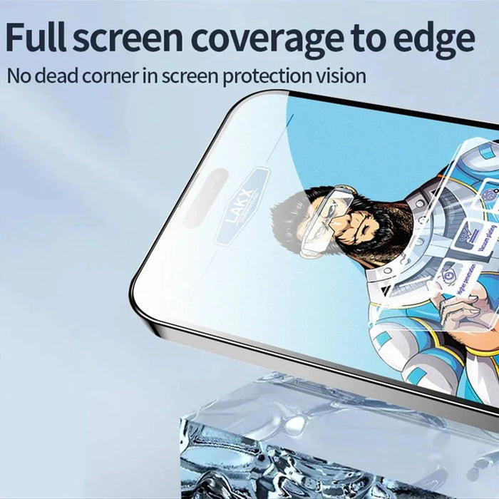 For iPhone 14 10Pcs High Definition Tempered Glass Anti-fingerprint Anti-static Electroplating Full Screen Protector - Transparent - 6
