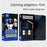 For iPhone 15 10Pcs Tempered Glass Film 300CC Edgeless Anti-static Anti-spy Full Screen Protector - Black - 6