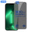 For iPhone 13 Pro Max 10Pcs Tempered Glass Film 300CC Edgeless Anti-static Anti-spy Full Screen Protector - Black - 1