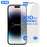 For iPhone 14 Pro 10Pcs Tempered Glass Film 9H+ 300CC Edgeless Anti Static HD Full Screen Protector - Transparent - 1