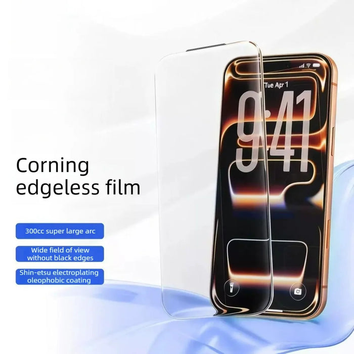 For iPhone 13 Pro Max 10Pcs Tempered Glass Film 9H+ 300CC Edgeless Anti Static HD Full Screen Protector - Transparent - 3