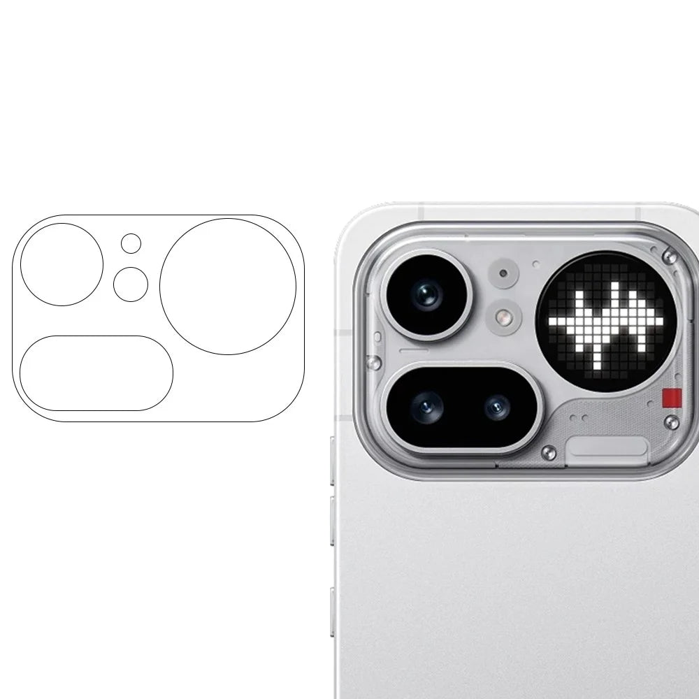 For Nothing Phone (4a) Pro Tempered Glass Camera Lens Protector Ultra Clear Anti-Scratch Lens Film - Transparent - 1