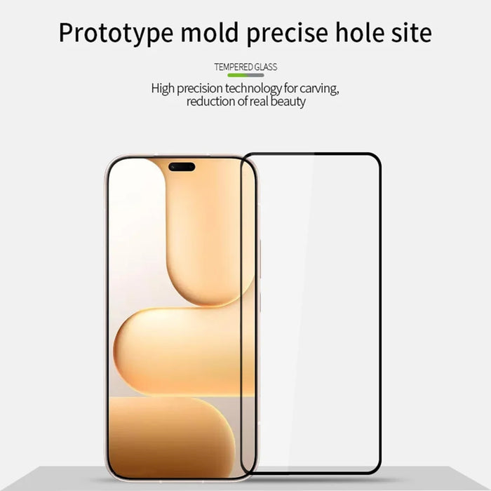 Mofi For Honor 600 Lite 5G Screen Protector 9H Full Glue Full Coverage High Aluminum-Silicon Glass Film - Black - 3