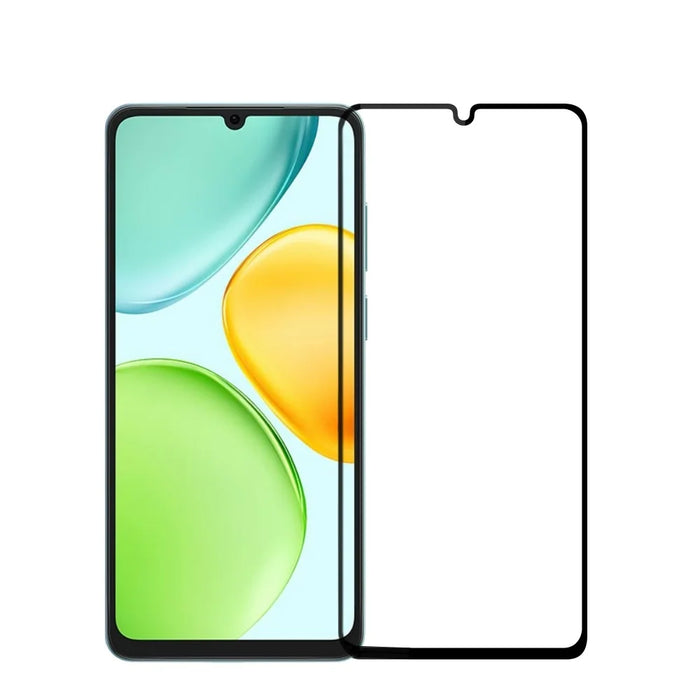 Mofi For Honor 500 Smart 5G / Honor X6d 5G Screen Protector 9H Full Glue Full Coverage High Aluminum-Silicon Glass Film - Black - 1