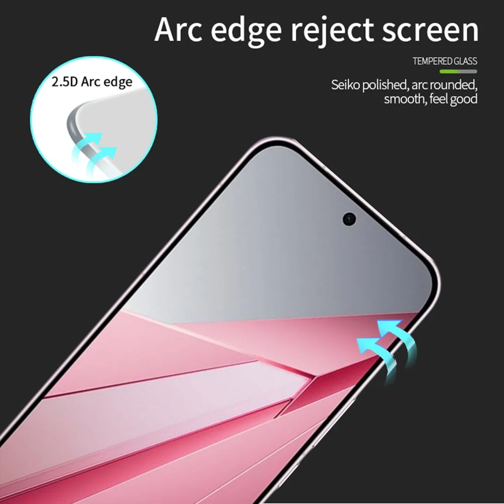 Mofi For Oppo R15 Pro Screen Protector 9H Full Glue Full Coverage High Aluminum-Silicon Glass Film - Black - 2