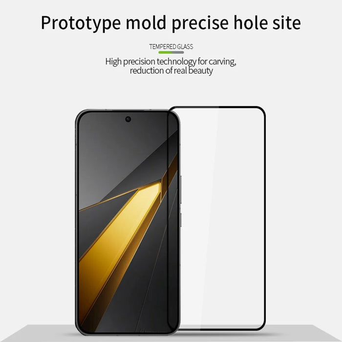 Mofi For Oppo R15 Screen Protector 9H Full Glue Full Coverage High Aluminum-Silicon Glass Film - Black - 3