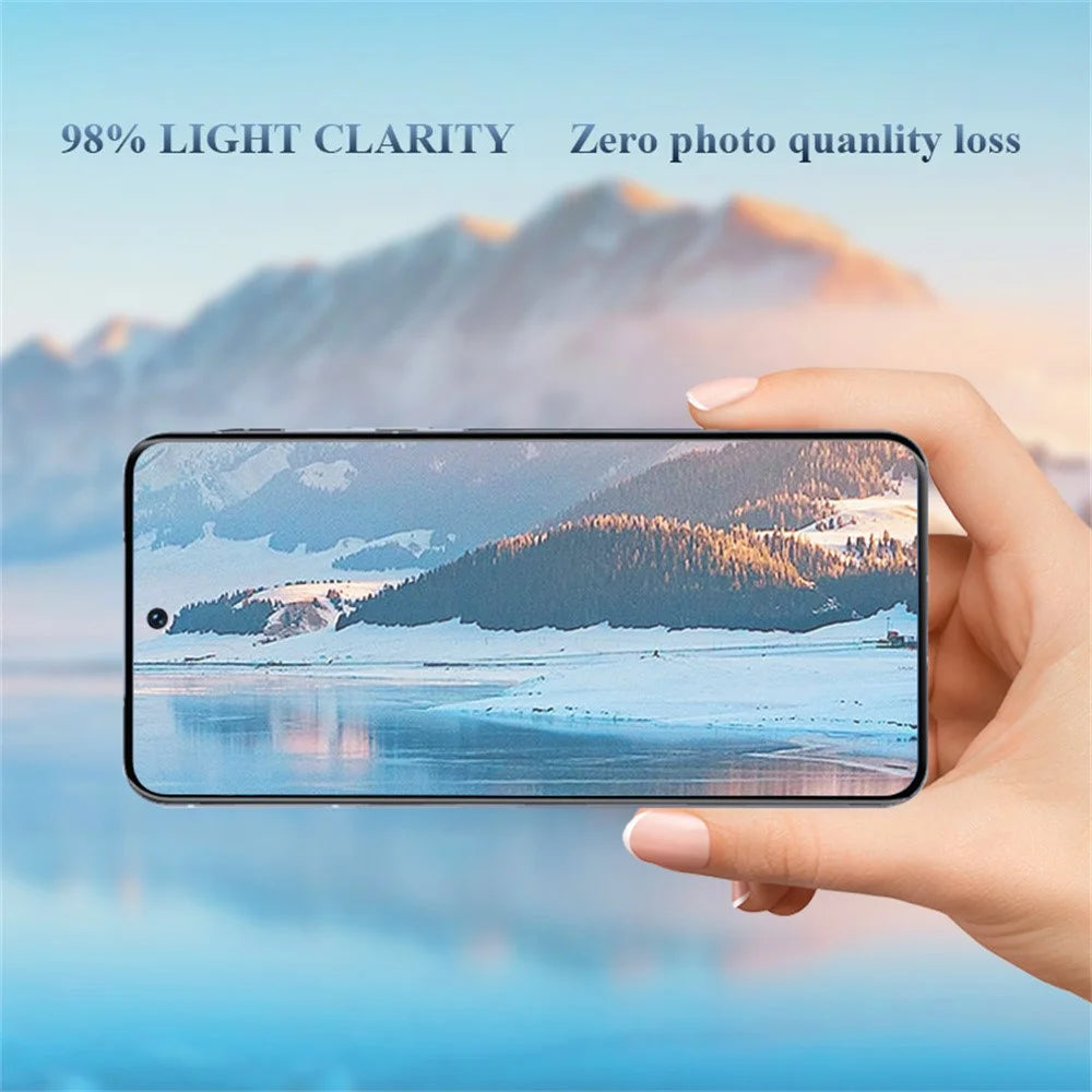 LEREACH 2Pcs for vivo X200s 5G Camera Lens Protector Full Cover High Aluminium-silicon Glass Lens Film with Auto-Align Installation Frame - Transparent with Black Edge - 5