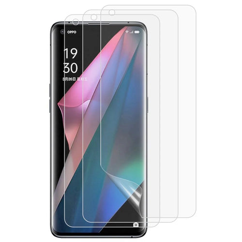 3Pcs For Oppo Find X3 / X3 Pro Sensitive Touch Soft PET No Bubble Anti-fingerprint Ultra-slim Screen Protector Film - 1