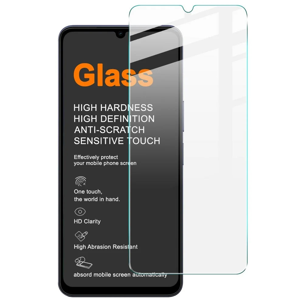 IMAK H Series For vivo Y05 4G Tempered Glass Screen Protector Shatter-Proof Protection (Not Complete Coverage) - Transparent - 1