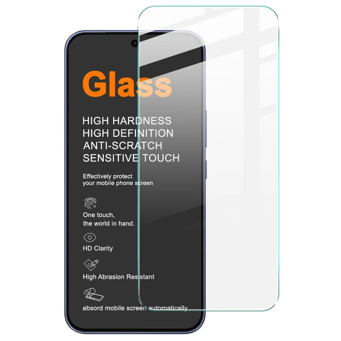 IMAK H Series For vivo V70 FE 5G Tempered Glass Screen Protector Shatter-Proof Protection (Not Complete Coverage) - Transparent - 1